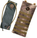 Tactical Molle Hydration Pack Hiking Water Pouch Bag Outdoor Sports Camouflage Combat Gear