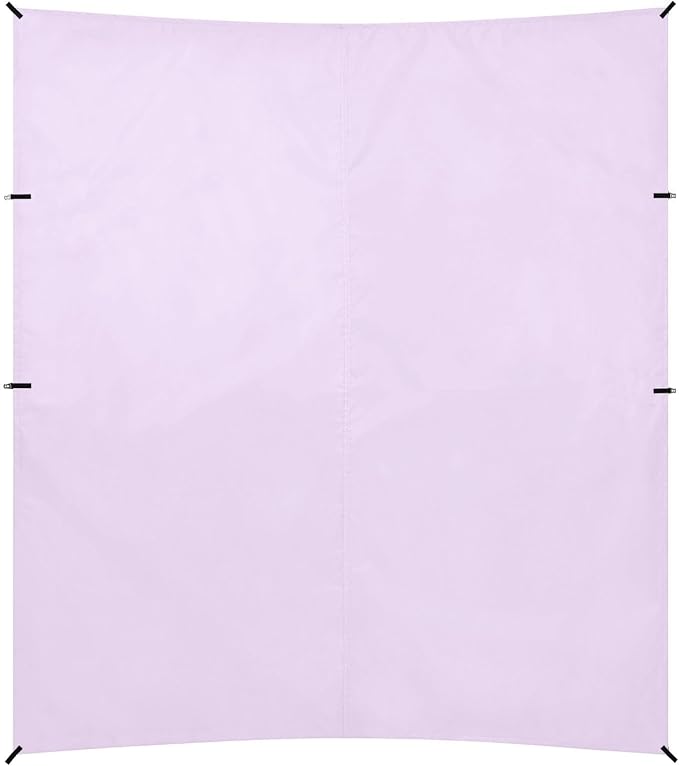 Solid Color Pure Plain Orchid Foldable Beach Cabana UPF50+ Protection Lightweight Sun Shelter with Carrying Bag for Camping Picnics Backyard