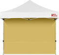 MASTERCANOPY Instant Canopy Tent Sidewall for 10x10 Pop Up Canopy 1 Piece Beige