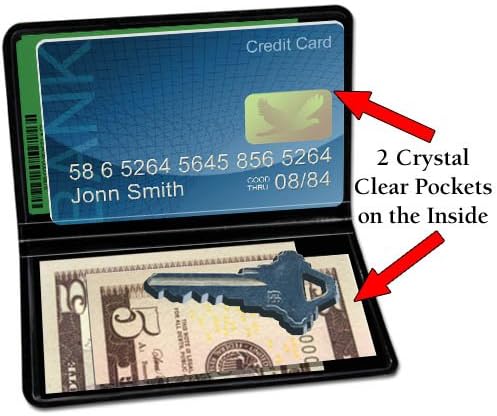 StoreSMART - Fisherman &amp Boating Wallet Set - 2 Plastic Zippered Wallets w/Lanyards 2 Plastic Folding Card Holders