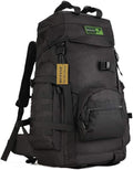 Huntvp 55L Tactical Military MOLLE Backpack Rucksack (Black)