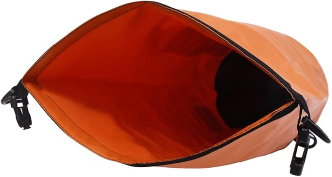 SKM Dry Bag with Zipper Orange 4 gal PVC