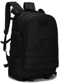 Outdoor Sports Pack Hiking Bag Tactical Rucksack Camo Knapsack Combat Camouflage Tactical 30L Molle 3D Backpack - Black