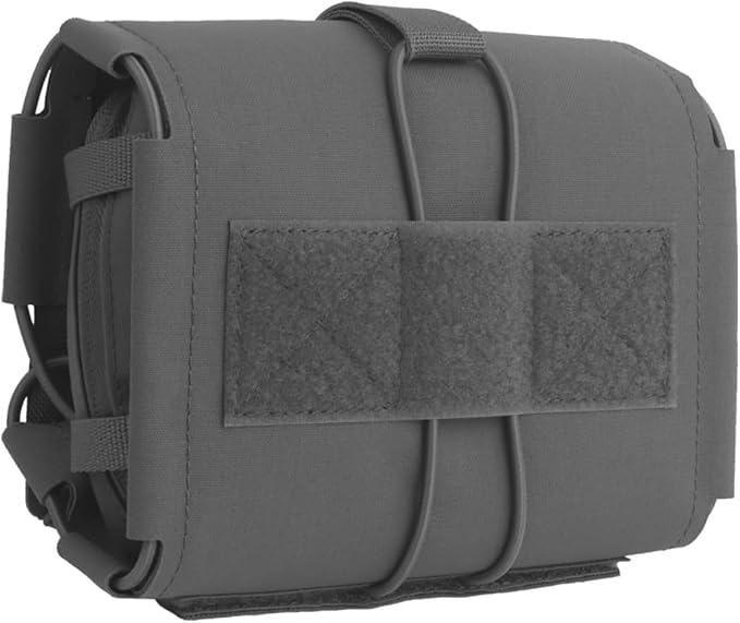 Tactical Medical Pouch - MOLLE IFAK &amp Trauma Kit Bag for First Aid Duty Belt EMT and Survival