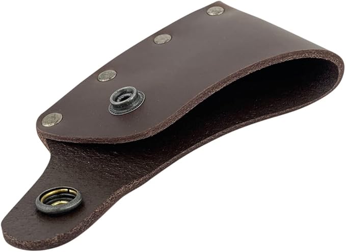 Hatchet Blade Cover Handmade from Full Grain Leather - Protector Case Cover Small Axe Blade Safety Sleeve Camping Accessory Lumberjack Outdoor Essentials