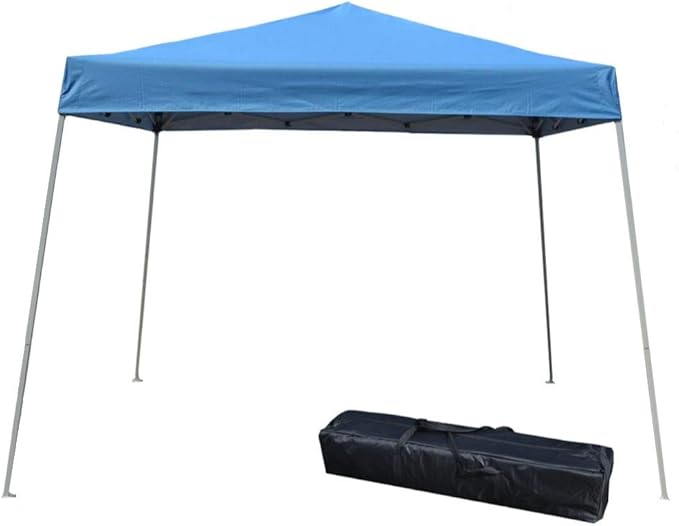 Impact Canopy 040000003 Slant Leg Canopy 10' x 10' Blue-No Sidewall