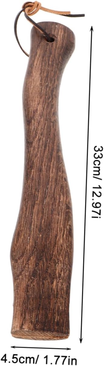 BESPORTBLE 2pcs Ergonomic Wooden Axe Handle Replacement - Grip for Camp Hatchet for Firewood Chopping and Repair Accessory