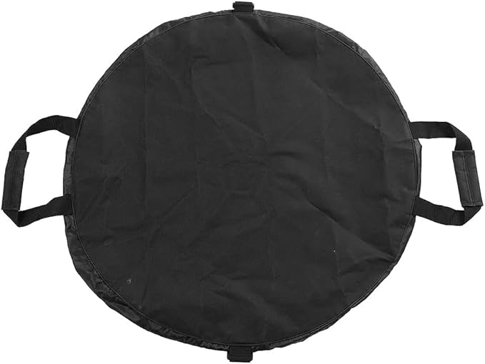 Oxford Cloth Wetsuit Changing Mat | Sturdy Surfing/Beach Pad with Shoulder Strap | Multi - Functional Dry Bag for Swimming/Outdoor Activities | Includes Storage Pocket (Black)
