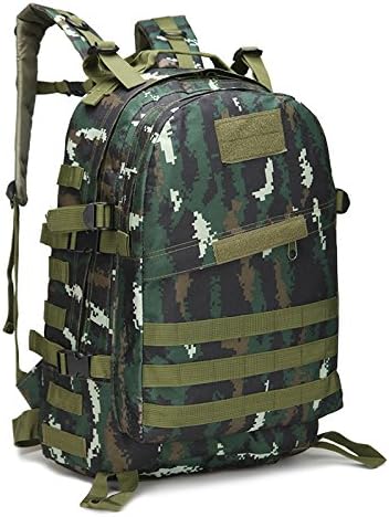 Men and Women Outdoor Camouflage Backpack Capacity Hiking and Camping Bag Multi-functional Storage Organizer 40L 3D Backpacks (A11 one size)