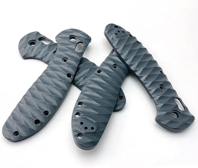 1 Pair G10 Scales with 3 Sets Screws Fit for Griptilian 551 CNC Handle Patch Replacement
