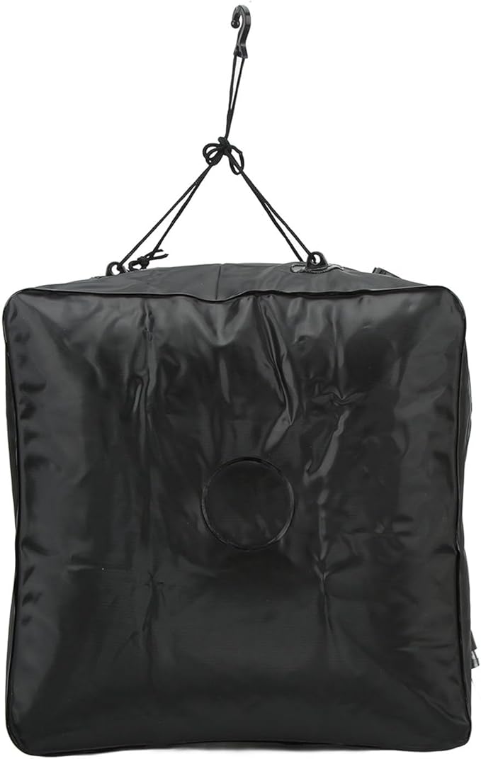40L Solar Camp Shower Bag with Sprayer PVC Rubber Plastic Cloth Texture Proof Coating - Large Capacity Solar Heating Ideal for Outdoor Camping and Hiking