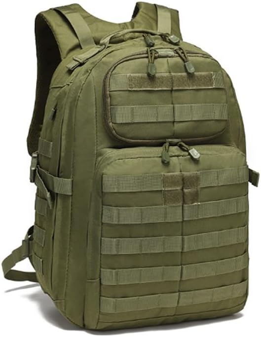 Tactical Backpack MOLLE Hiking Daypack Small Miltary Bug Out Bag Waterproof Army Rucksack for Outdoor Sport Travel