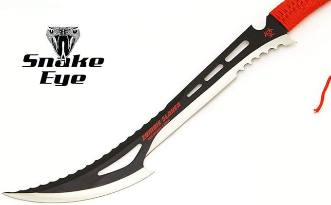 Snake Eye Tactical Fantasy Sword w/Nylon Sheath Machete Outdoors Camping