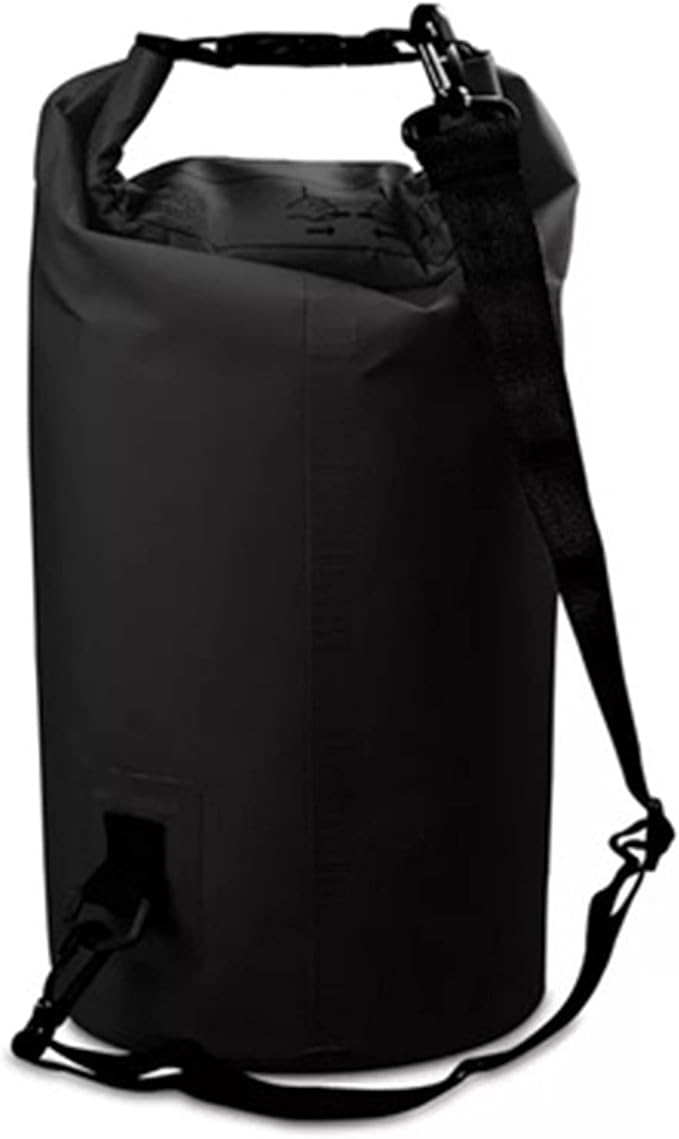 Floating Dry Sack Lightweight Roll Top Dry Sack Keep Gear Dry Clean for Swimming Kayak Rafting &amp Boating 2L/5L/10L/15L/20L/30L (Color : Black Size : 2L)
