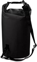 Floating Dry Sack Lightweight Roll Top Dry Sack Keep Gear Dry Clean for Swimming Kayak Rafting &amp Boating 2L/5L/10L/15L/20L/30L (Color : Black Size : 30L)