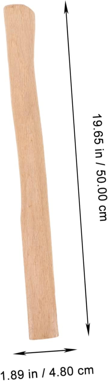 Happyyami Grip Wooden Axe Handle Replacement Durable Handle for Outdoor Use Easy Installation Comfortable Grip for Axe Restoration and DIY Projects