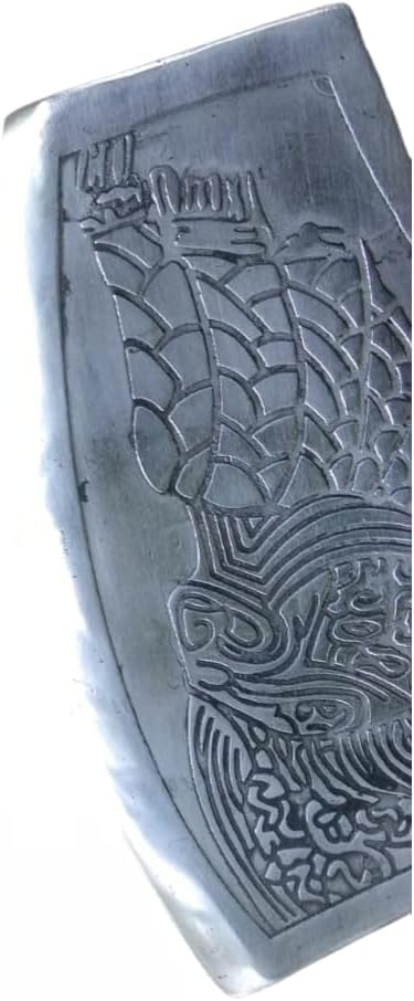 Viking Axe Blade Forged Camping Axe High Carbon Steel EN 45 Sharp Blade Viking Bearded Nordic Handmade Camping Axe Hatchet-Norse Axe Tomahawk Vikings Bearded A02 Axe AZHAN STEEL CRAFT