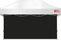 MASTERCANOPY 10x15ft Canopy SunWall Instant Canopy SideWall for Pop Up Canopy Tent Gazebos UV Protection Sidewall Only Spliceable (1 Pack Black)
