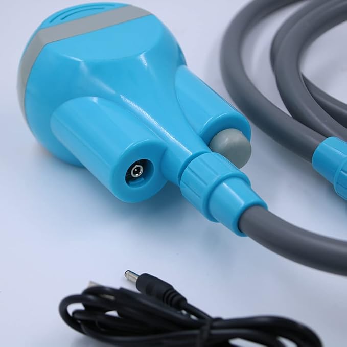 Haueeschoen Portable Shower Outdoor/Indoor USB Charging Handheld Rechargeable Showerhead Pumps with 2 Nozzles for Camping Travel Car Wash Swimming Pool