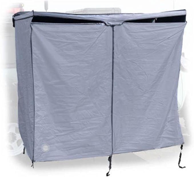 Overland Vehicle Systems HD Nomadic Shower &amp Privacy Room with Roof - Double Person Quick Deploying - 420D Oxford Rip Stop Fabric - for Car Truck SUV and Trailer - Universal Fitment