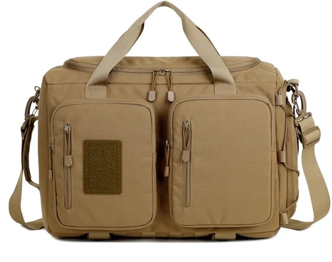 Tactical Backpack Military Molle Hiking 36-55L Triple Army Fan Outdoor Mountaineering Camouflage Shoulder Bag Khaki