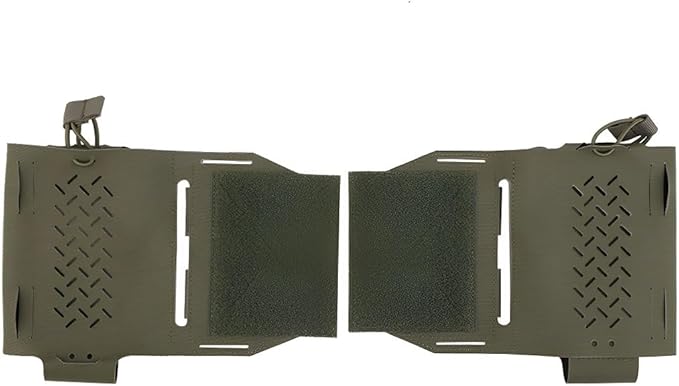 2PCS Tactical Side Packs Nylon Gear Expansion Accessories With Quick-Release &amp Breathable Slots For Team Activities/Tactical Games