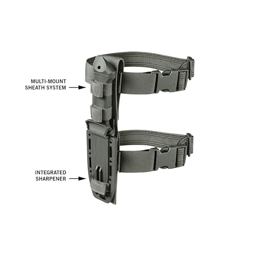 Gerber Gear LMF II Infantry Survival Knife Made in USA Military Grade Tactical Fixed Blade with Serrated Edge Shock Absorbing Handle Molle Sheath and Sharpener Green