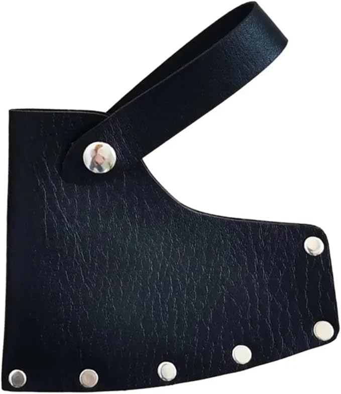 Hatchet Sheath Cover Sheath Leather Hatchet Protector Head Protect for A613 600g Axe Tool(Color02)