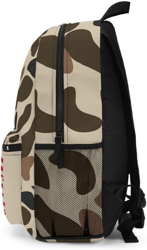 Old School Camo USA Flag Bookbag/American Flag Camo Backpack/Patriotic Camo Bag/Country Life Backpack