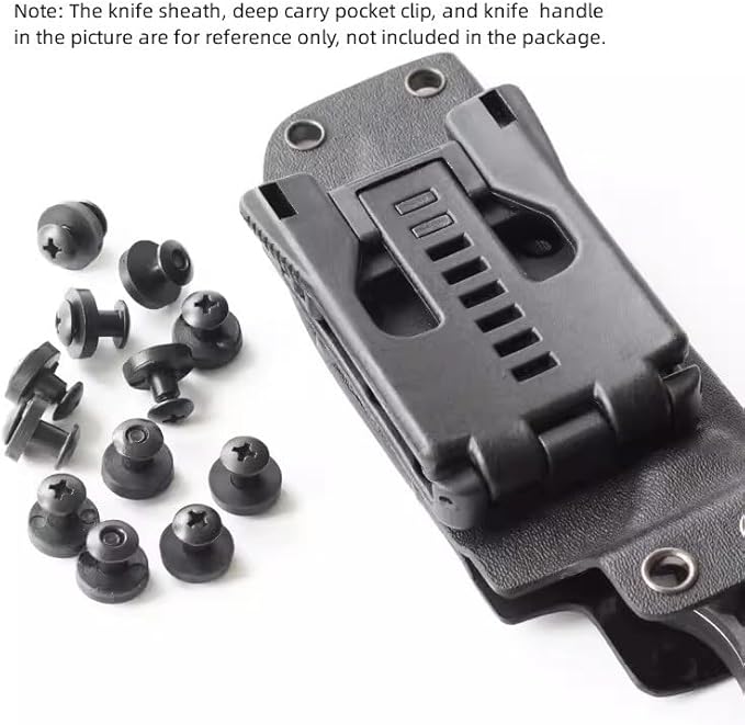 10 Sets Steel Lock Screws Fit for Pocket Knife Case Kydex Sheath
