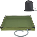 Portable Shower Pan 41 x 41 x 5 Foldable Outdoor Camping Furniture Shower Stall Base with Drain Ideal for RV Shower Tent Awning Enclosure
