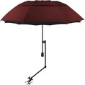 XLINGZA UPF 50+ Beach Umbrella with Adjustable Universal Clamp