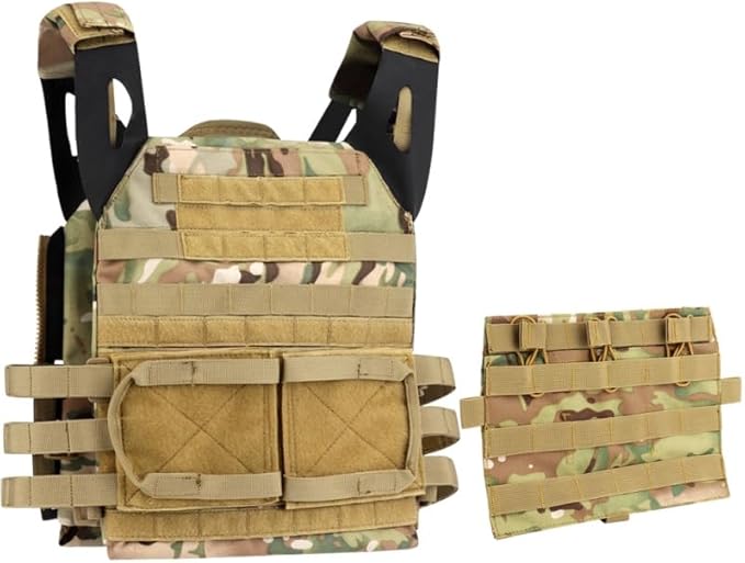 ACEXIER Military Tactical Chest Bag Backpack Adjustable Men Multi-Functional Molle Tool Pouch Shoulder Bag (CP)