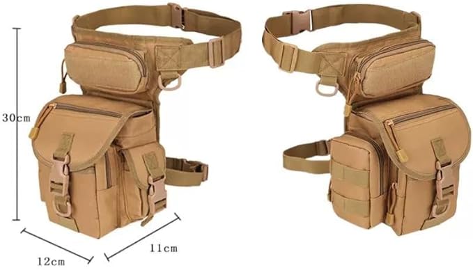 Military Tactical Drop Leg Bag Tool Thigh Pack Leg Rig Utility Pouch Outdoor