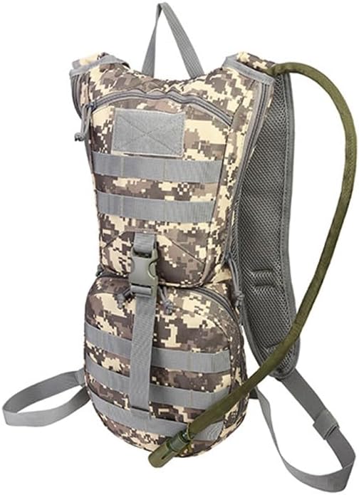 Outdoor Sports Hiking Bag Tactical Assault Combat Camouflage Tactical Molle Water Pack 3L Hydration Pack