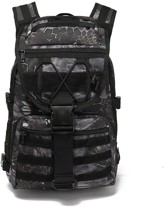 RISESHINE Outdoor Tactical Bag Backpack Sport Bag Pack Dual Large Capacity Tactical Bag for Every Day Carry(D45x31x8cm)