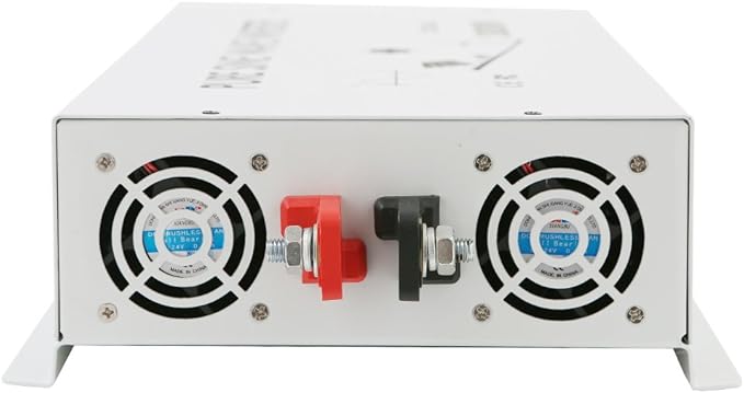 WZRELB Off Grid 3500W Pure Sine Wave 12V DC to 120V AC Solar Power Inverter Home Power Generator