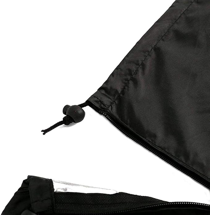 Outdoor Garden Patio Swing Cover Waterproof 3 Seater Hammock Cover Sun Loungers Protection Black 220x170x145CM