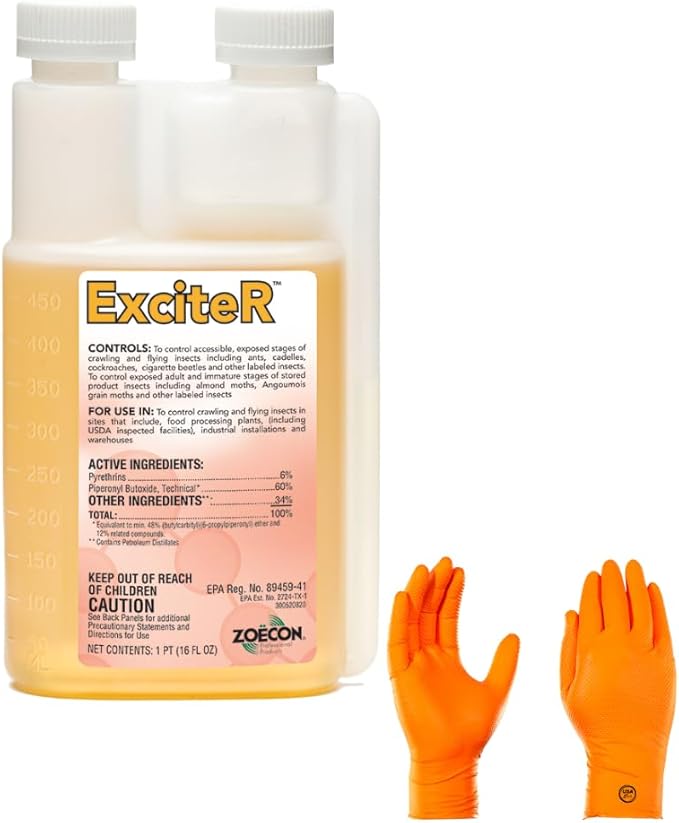 Exciter Pyrethrin Concentrate: Powerful 6% Pyrethrins for Fast Knock-Down of Insect Pests
