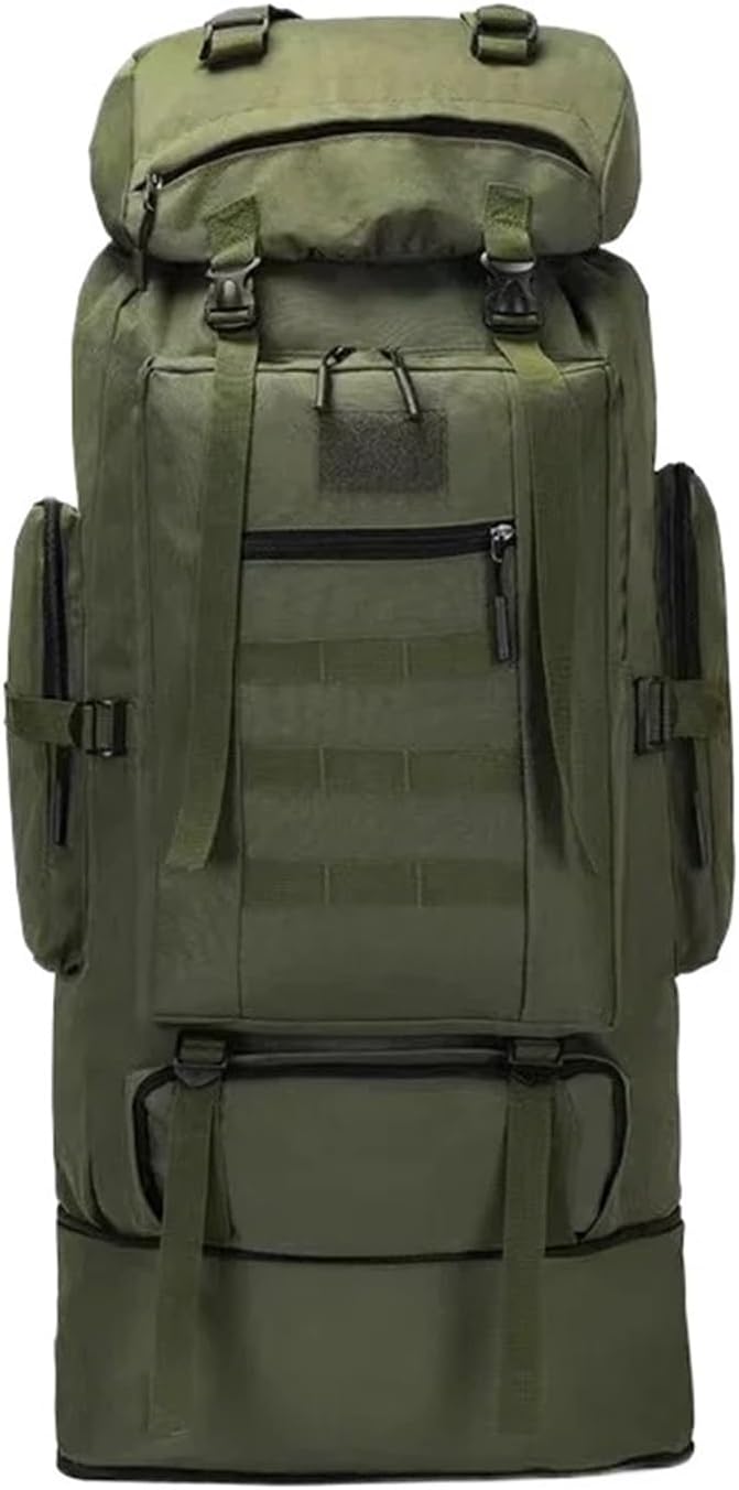 Compatible For 80L/100L Mountaineering Bag Climb Tactical Backpacks Large Backpack Outdoors Hiking(Green(100L))