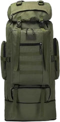Compatible For 80L/100L Mountaineering Bag Climb Tactical Backpacks Large Backpack Outdoors Hiking(Green(100L))