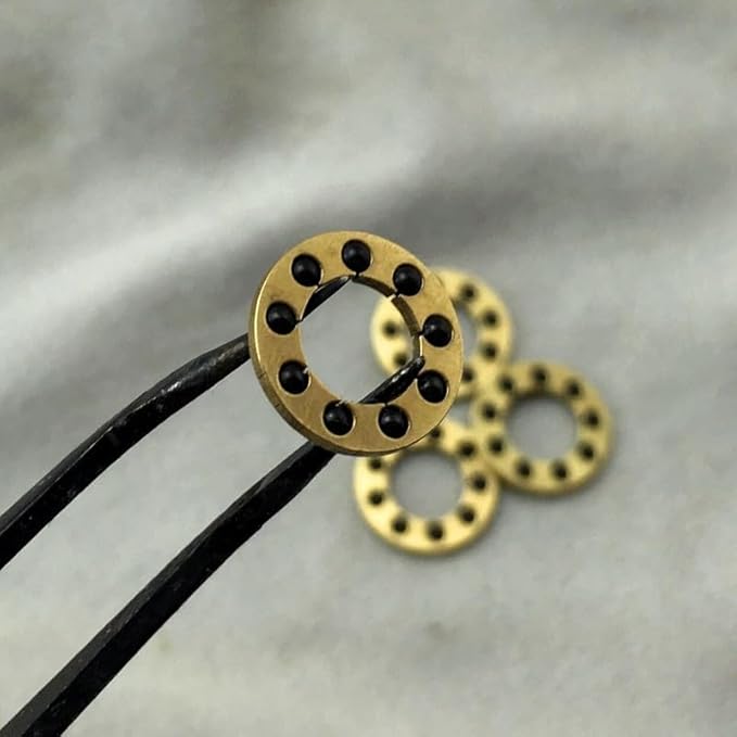 2PCS CNC Brass Pivot System Flippers Fit for Rick Hinderer Gen 6 3.5 XM-18 ZT0392