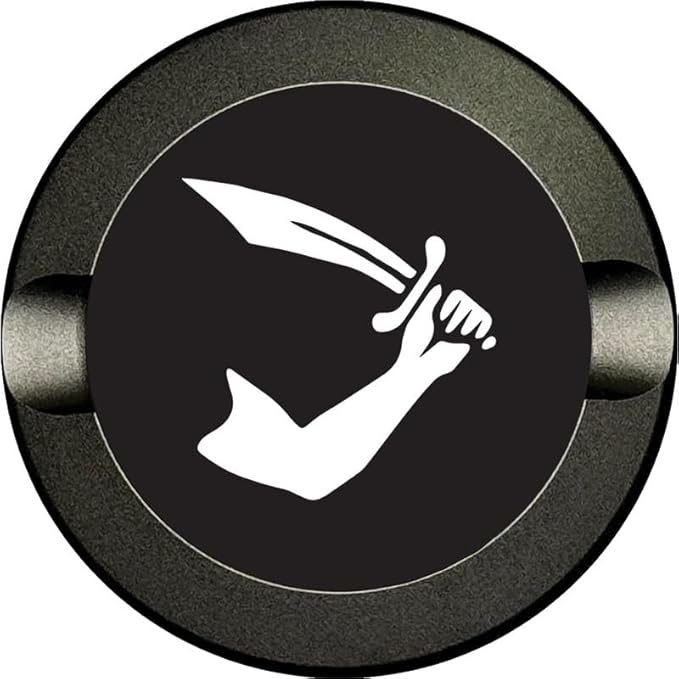 Metal Zyn Container | Holder | Pirate Flags Pirates Booty | Thomas Tew Arm and Sword | Pouch Cans