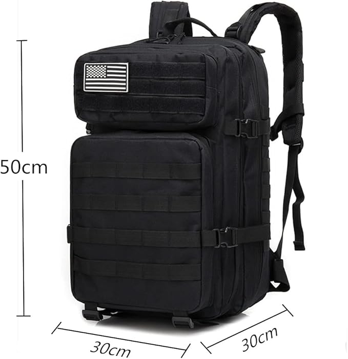 Military Tactical Backpack 45L Army 3 Days Assault Pack Bag Large Nylon 900D Mens Molle Rucksack