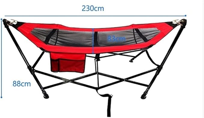 Portable Hammock Portable Simple Folding Single Hammock Travel Beach Bed Lounge Chair Hammock Balcony Swing Bed for Backpacking Beach