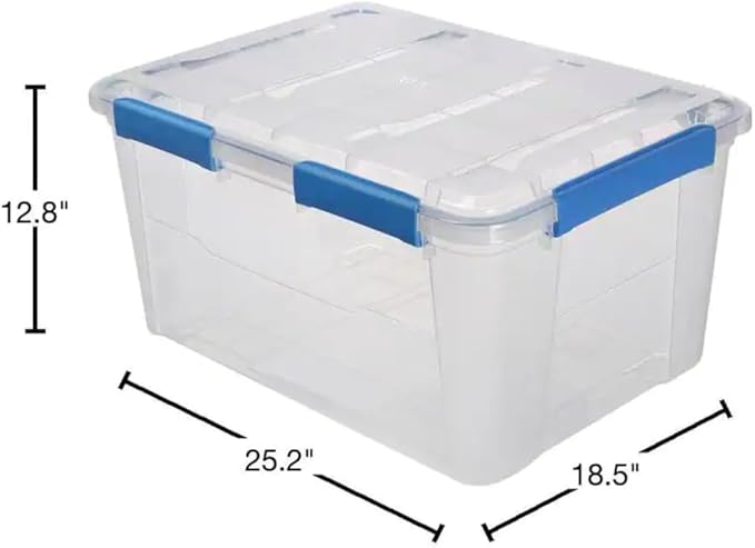 Clear Latch Tote 75L/79.3Qt Waterproof NK45162