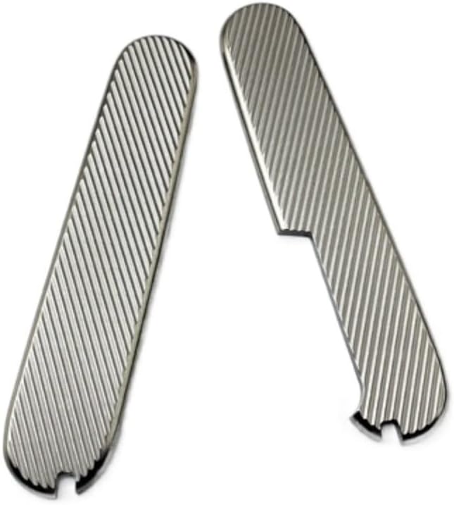 1 Pair Titanium Scales Fits for 91MM Slip Resistant CNC Handle Patch DIY Replacement Accessory