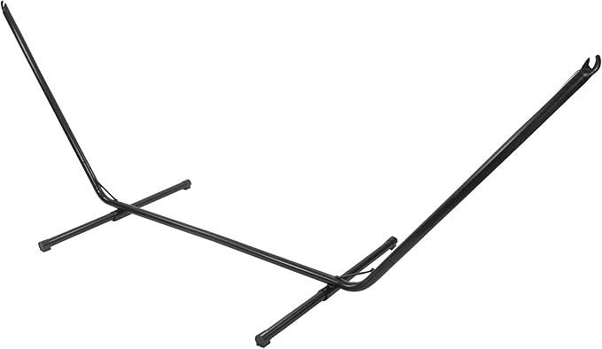 Northlight 11ft Black Steel Hammock Stand with Hardware