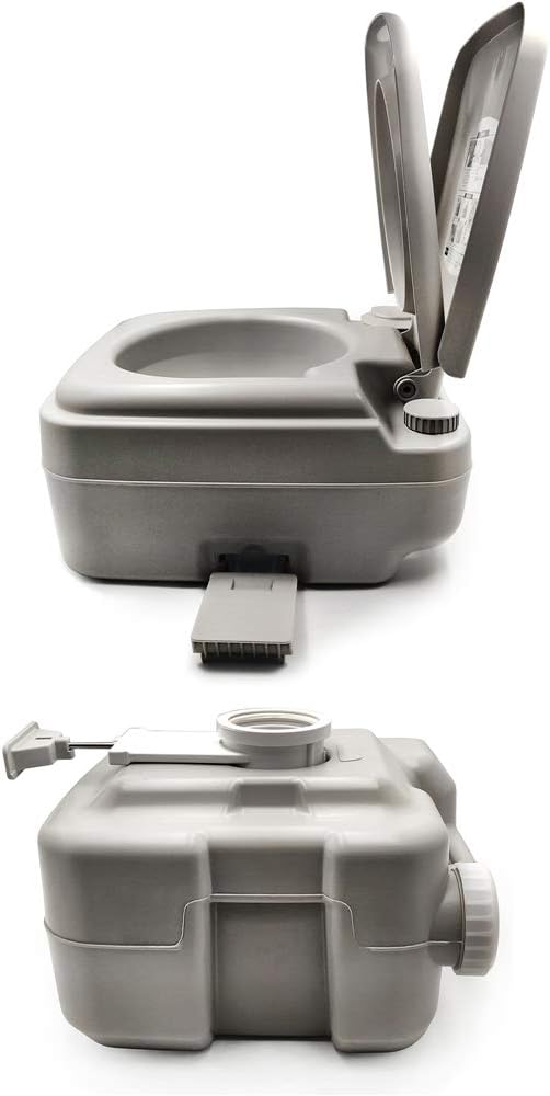 SMT- 5 Gallon 20L Portable Toilet Flush Travel Camping Outdoor/Indoor Potty Commode