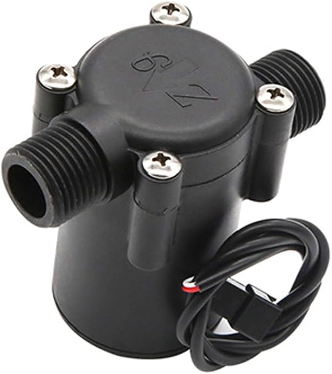 Water Flow Generator Micro Hydro Water Turbine Generator DC Generator G1/2 Interface Mini Pipeline Generator Charging Tool
